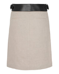 Ferragamo Womens Skirt With Removable Leather Belt