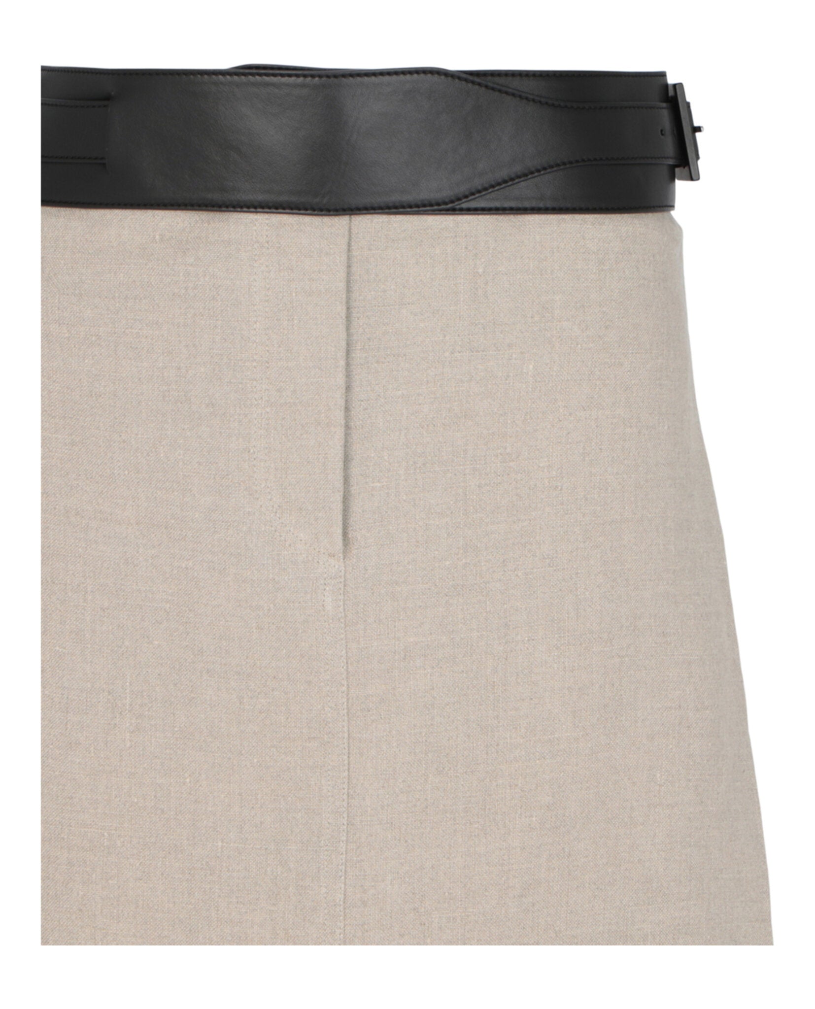 Ferragamo Womens Skirt With Removable Leather Belt