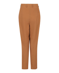 Ferragamo Ferragamo Womens Creased Cropped Trousers