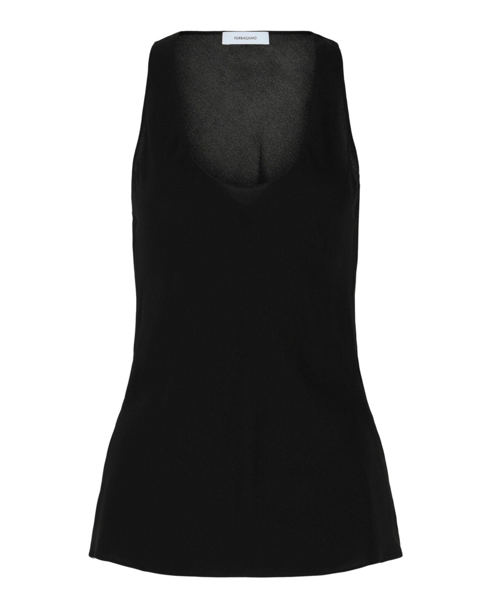 Ferragamo Womens Silk Tank Top