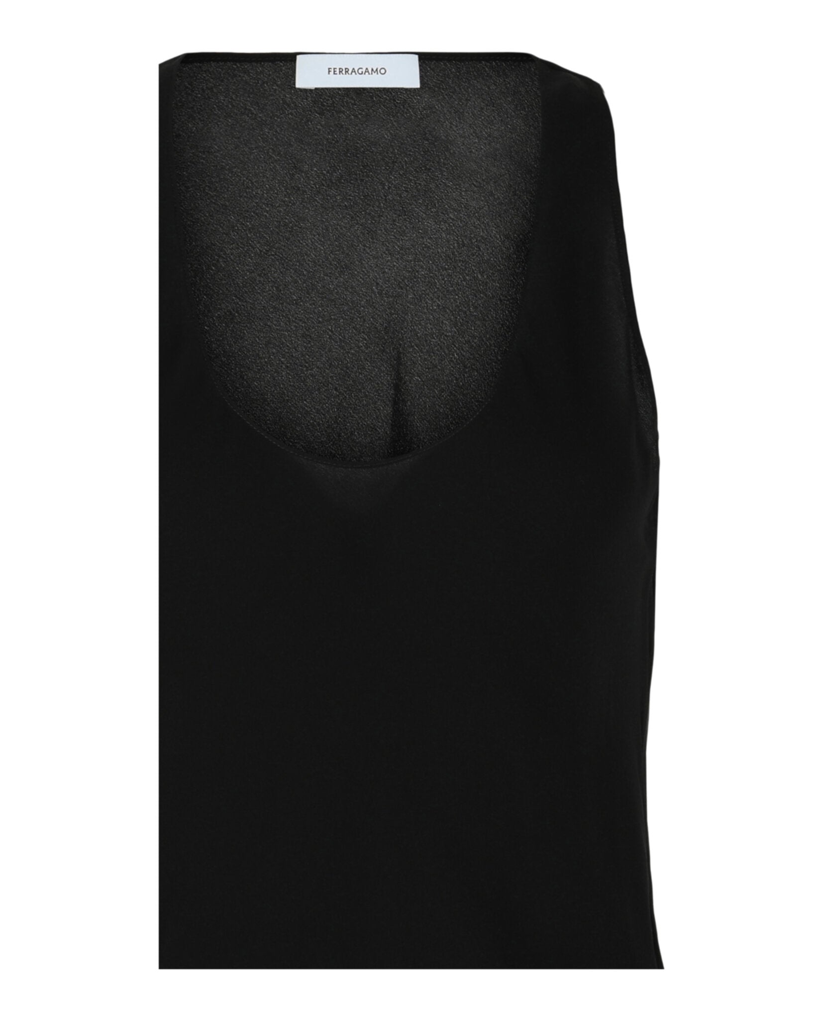 Ferragamo Womens Silk Tank Top