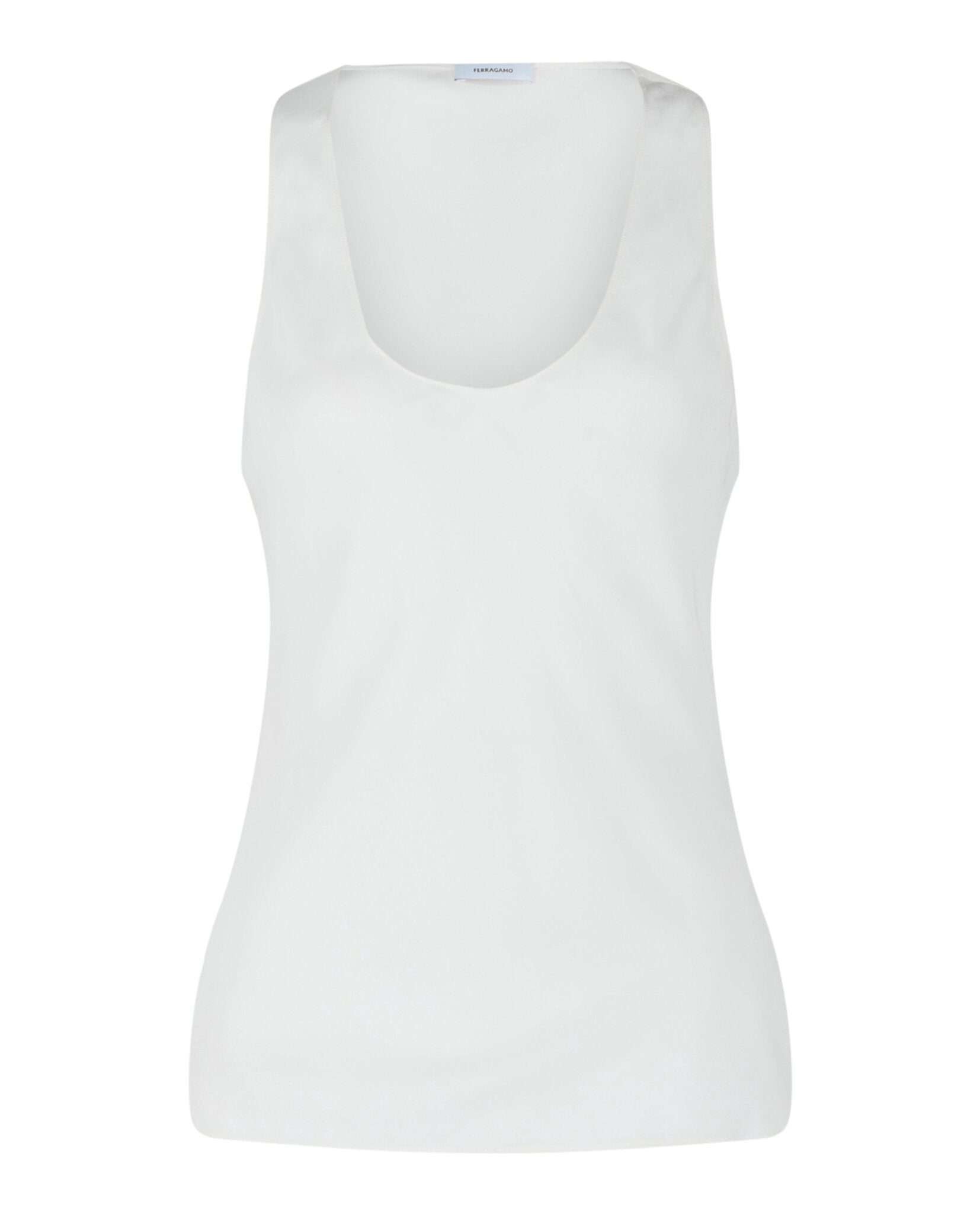 Ferragamo Womens Silk Tank Top