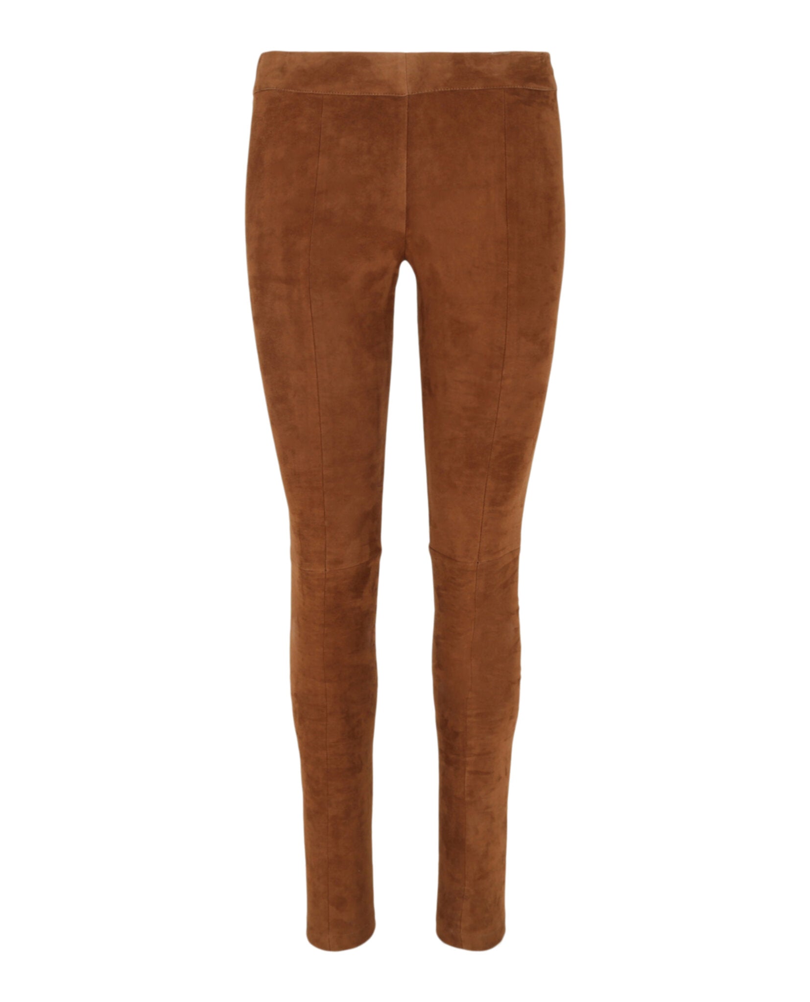 Ferragamo Womens Suede Leggings