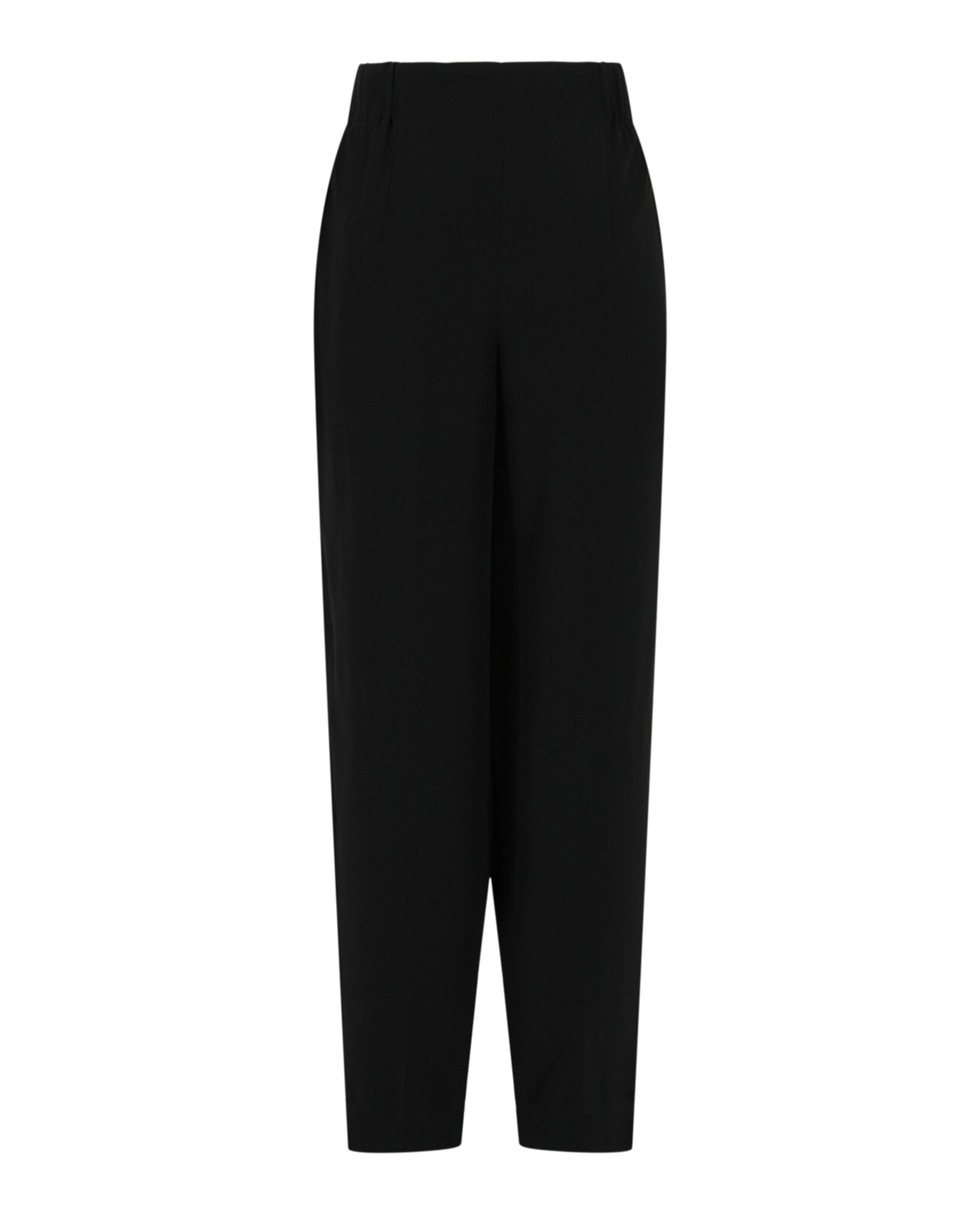 Ferragamo Womens Cuffed Wide-Leg Trousers