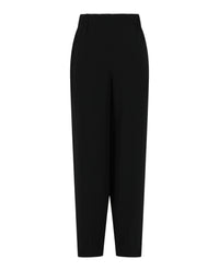 Ferragamo Womens Cuffed Wide-Leg Trousers