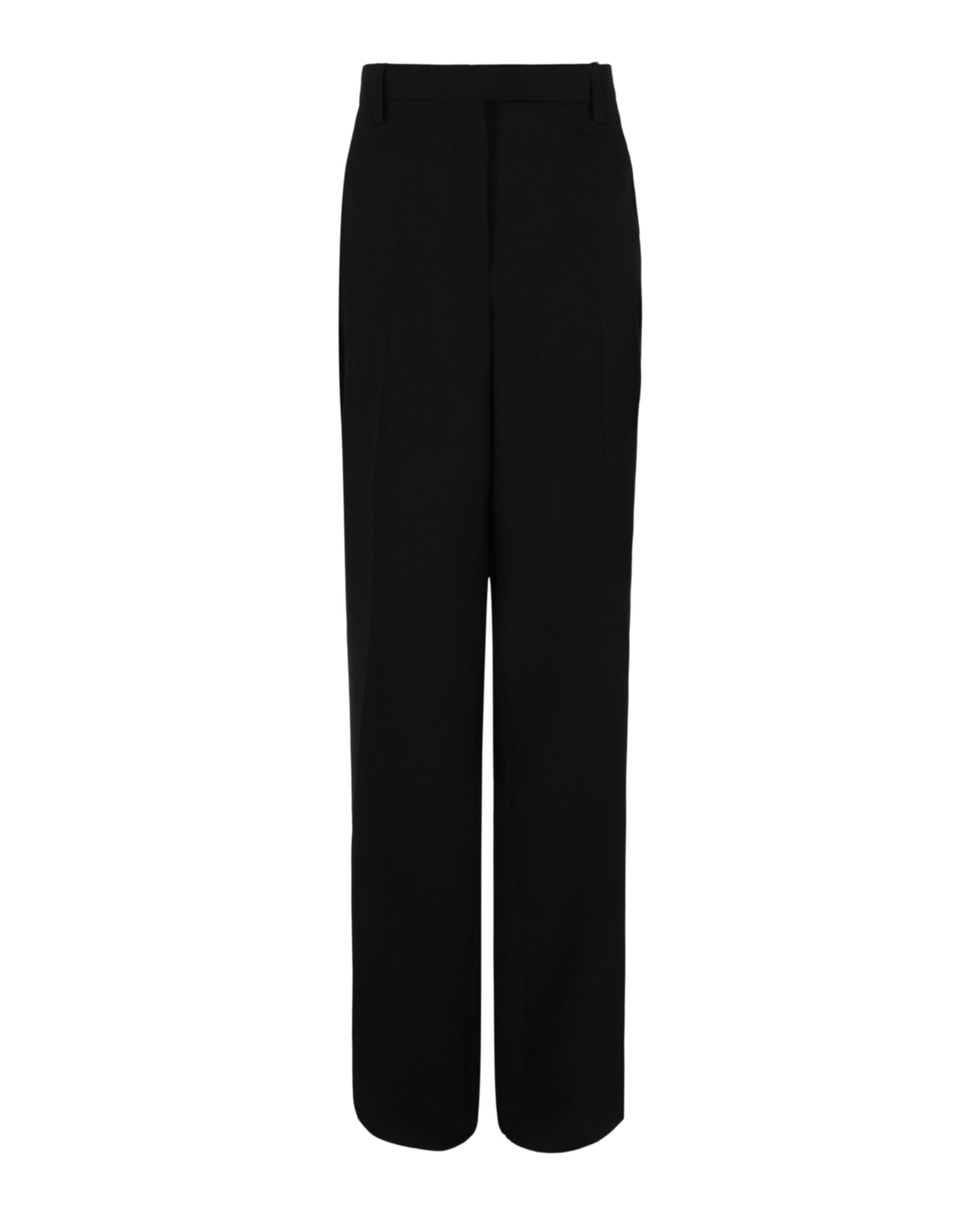 Ferragamo Womens Creased Straight Leg Trousers
