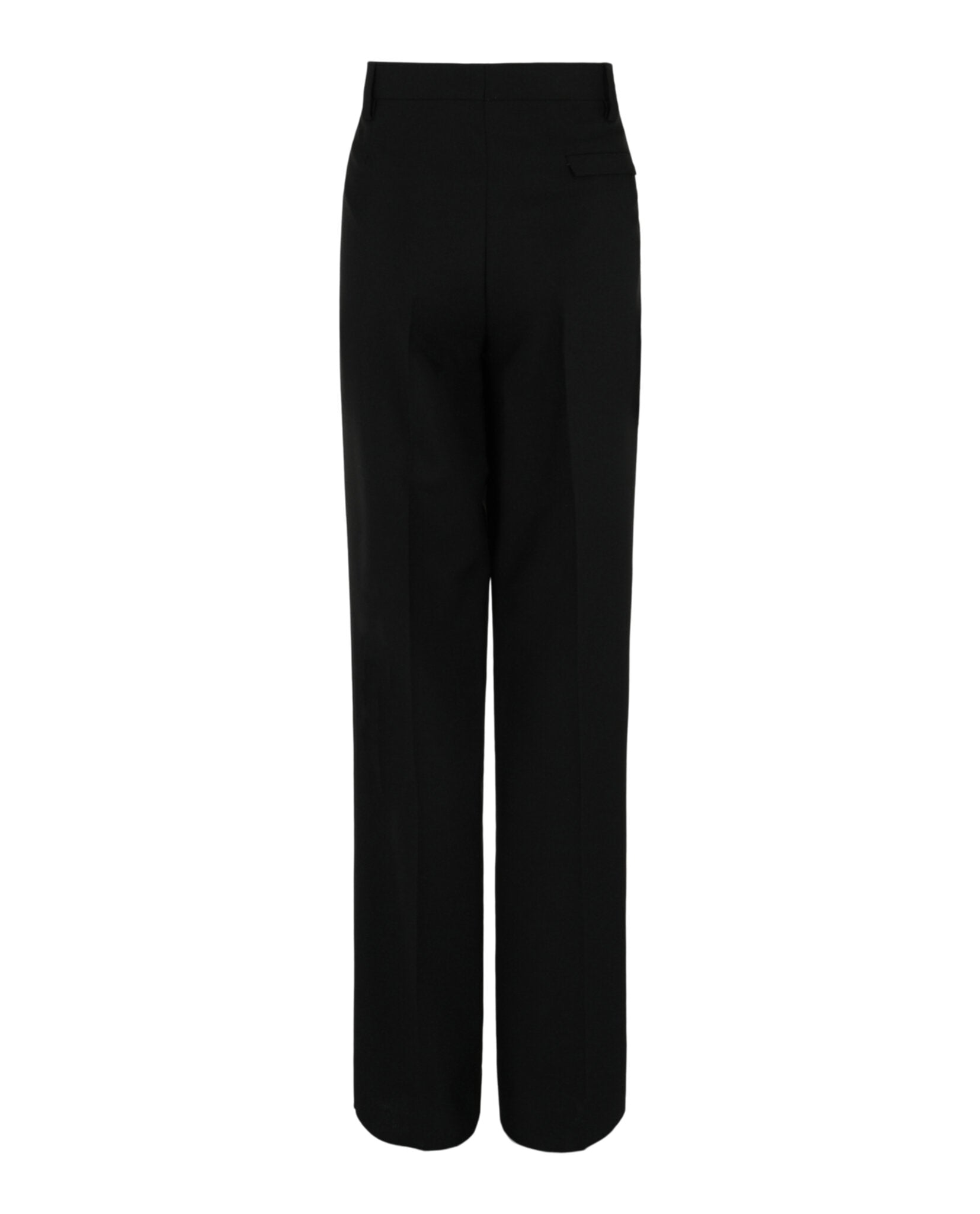 Ferragamo Womens Creased Straight Leg Trousers