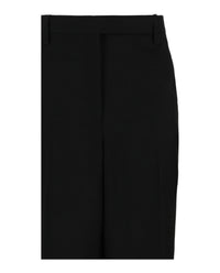 Ferragamo Womens Creased Straight Leg Trousers