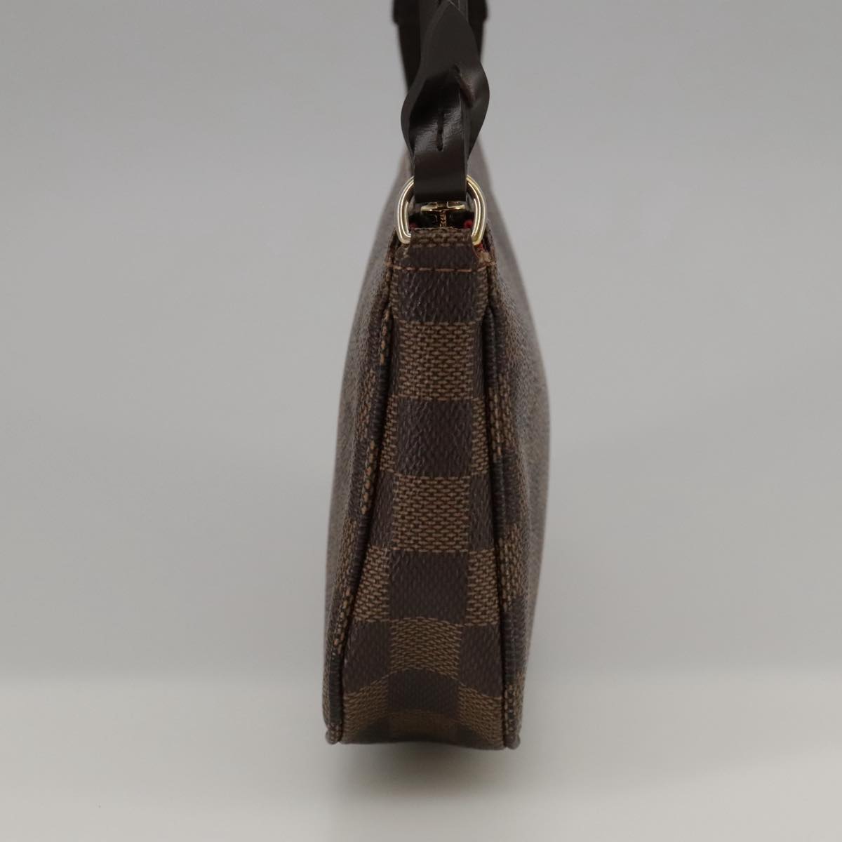 Louis Vuitton Pochette Accessoire Brown Canvas Clutch Bag (Pre-Owned)