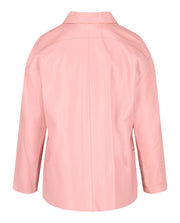 Ferragamo Womens Leather Button-Down Shirt