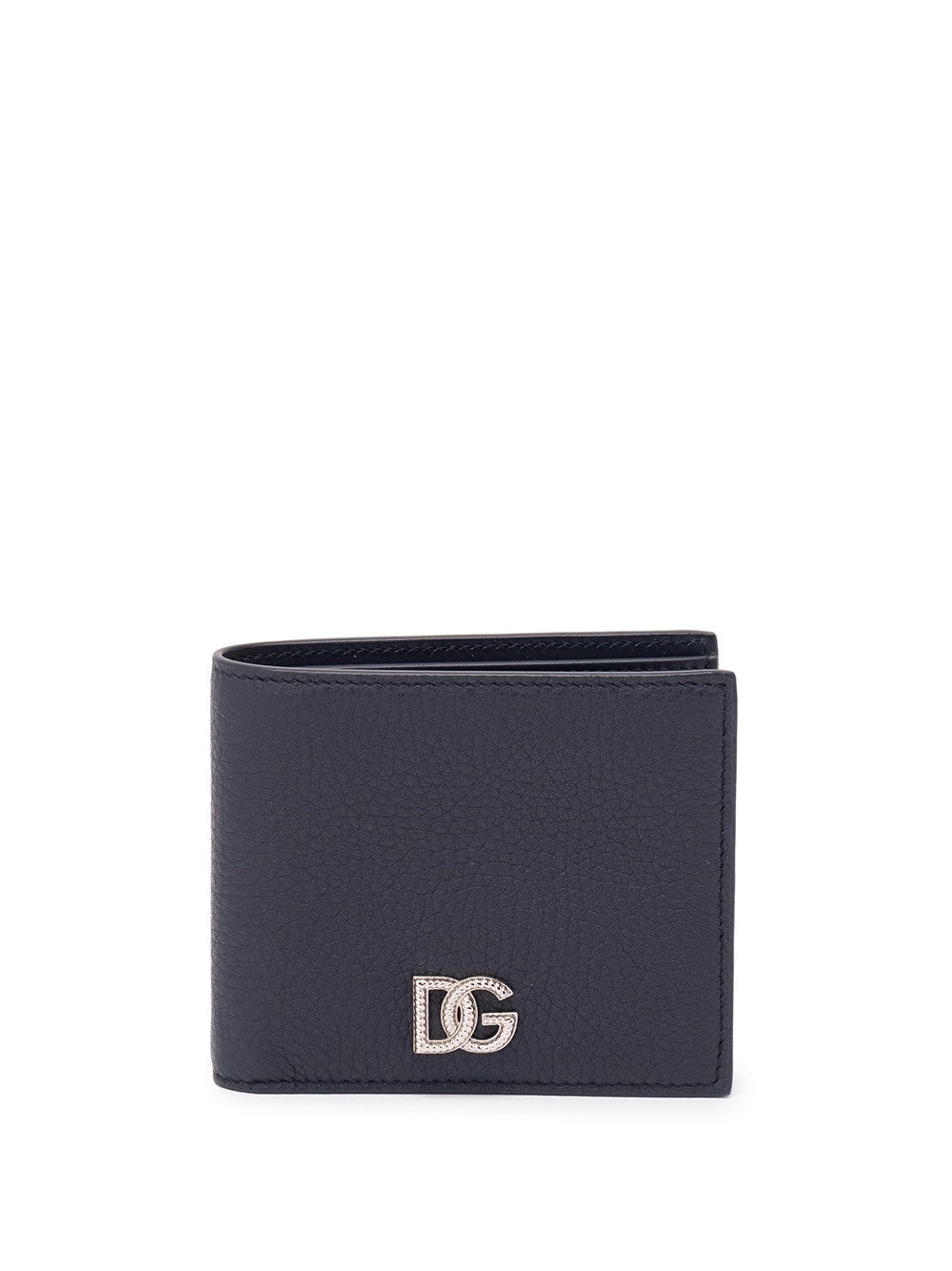Dolce & Gabbana Men Calfskin Wallet With Logo