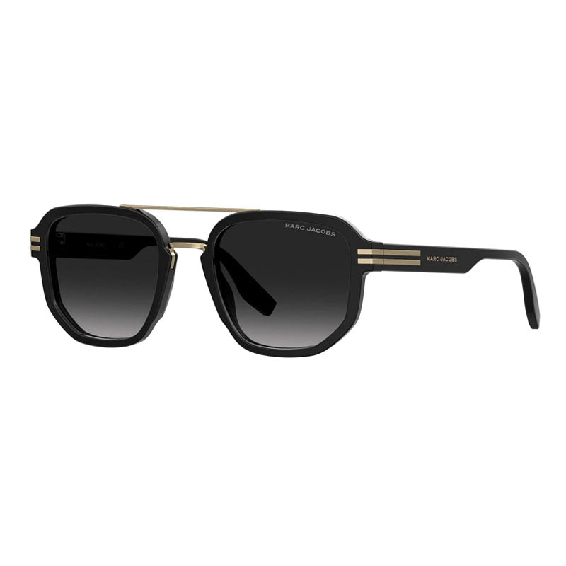 Marc Jacobs Marc Jacobs Sunglasses Square Full Rim, Black Frame and Grey Gradient Lens MARC588/S08079O