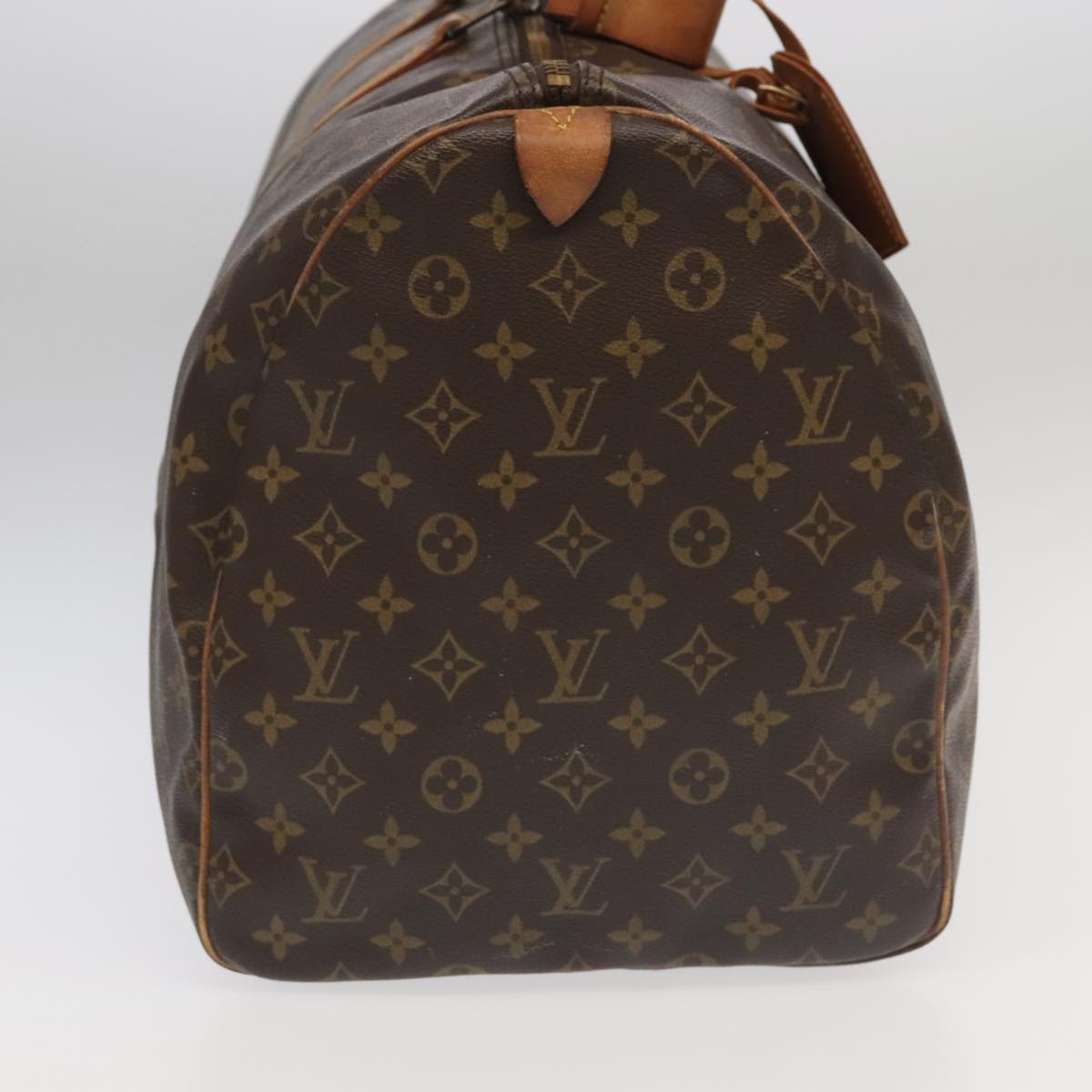 Louis Vuitton Keepall 55 Brown Canvas Travel Bag (Pre-Owned)