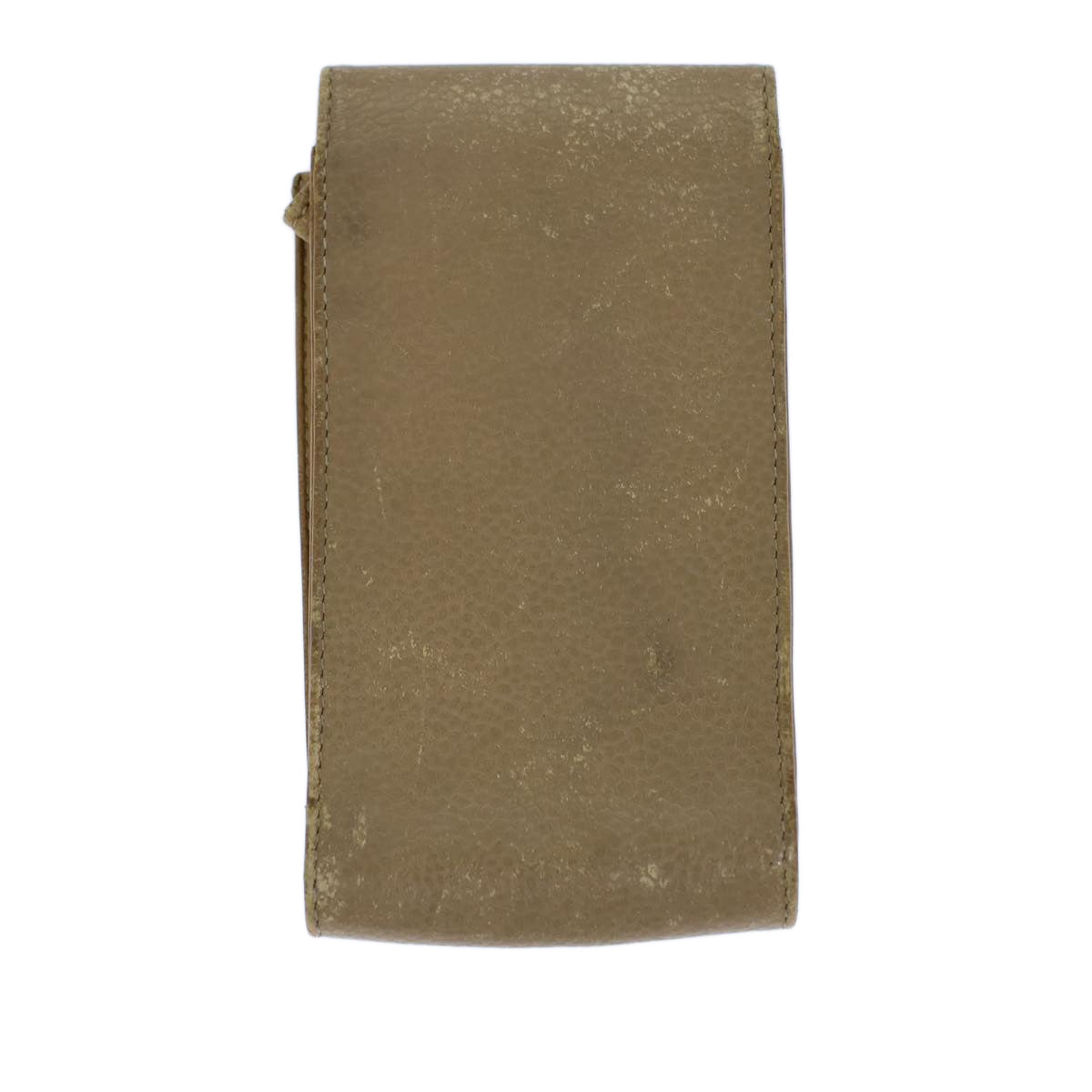 Chanel Cc Beige Leather Wallet  (Pre-Owned)