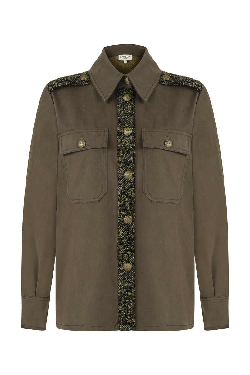 Khaki Army Jacket Regular 6 (S) Khaki