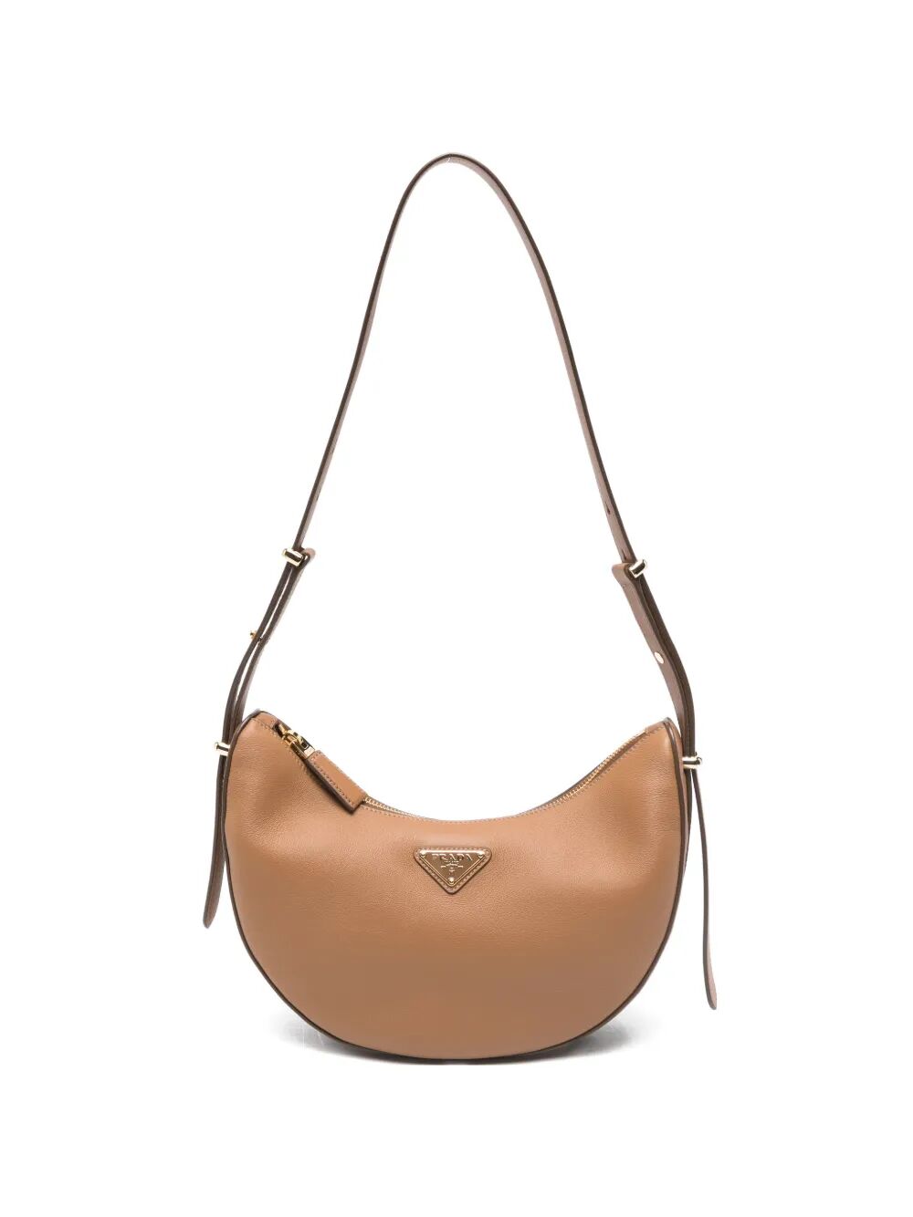 PRADA Arqué Leather Shoulder Bag Women