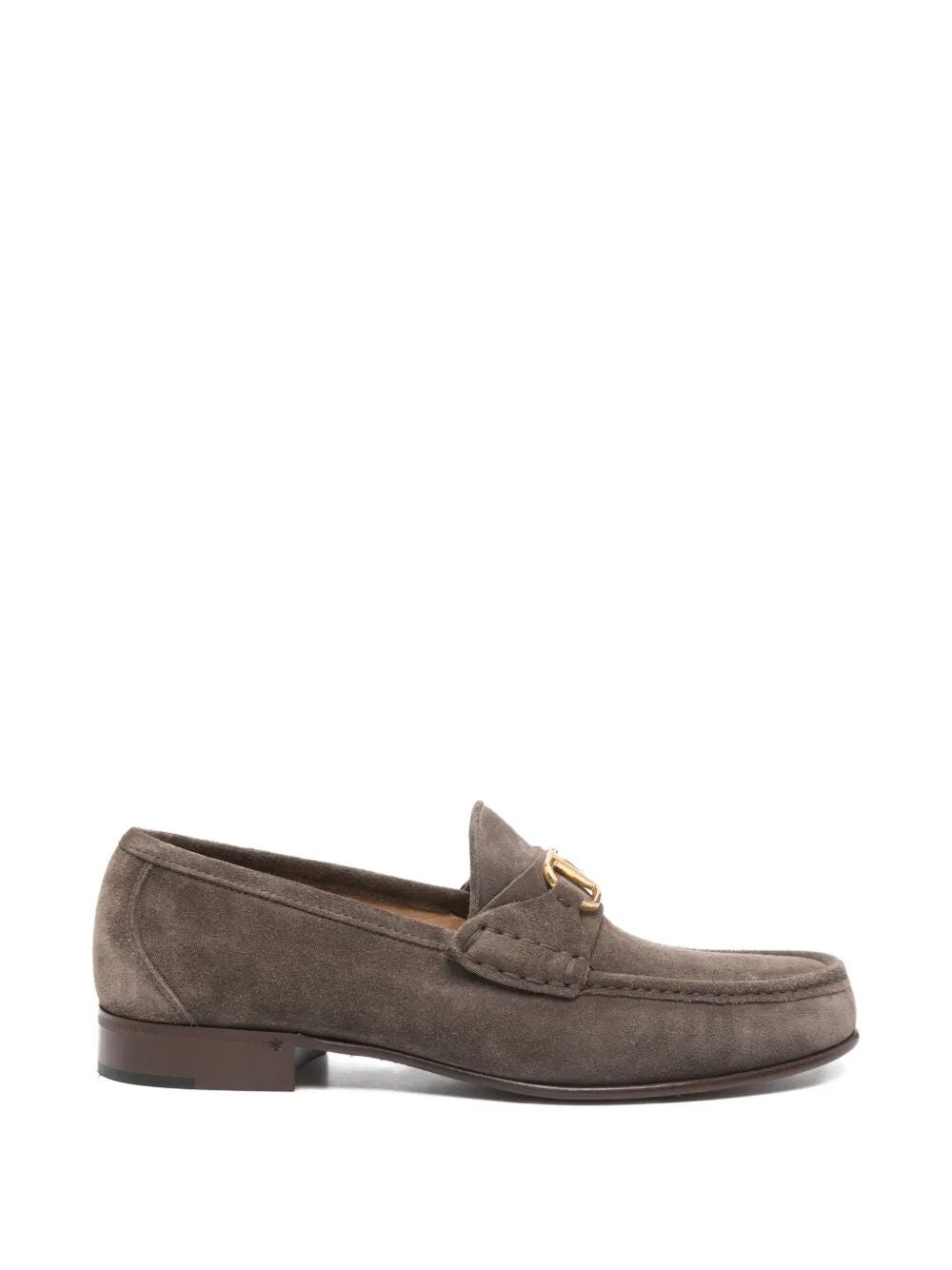 VALENTINO GARAVANI V Logo Plaque Suede Loafers Women