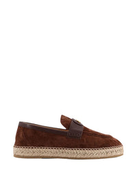 VALENTINO GARAVANI Vlogo Signature Suede Espadrillas Women
