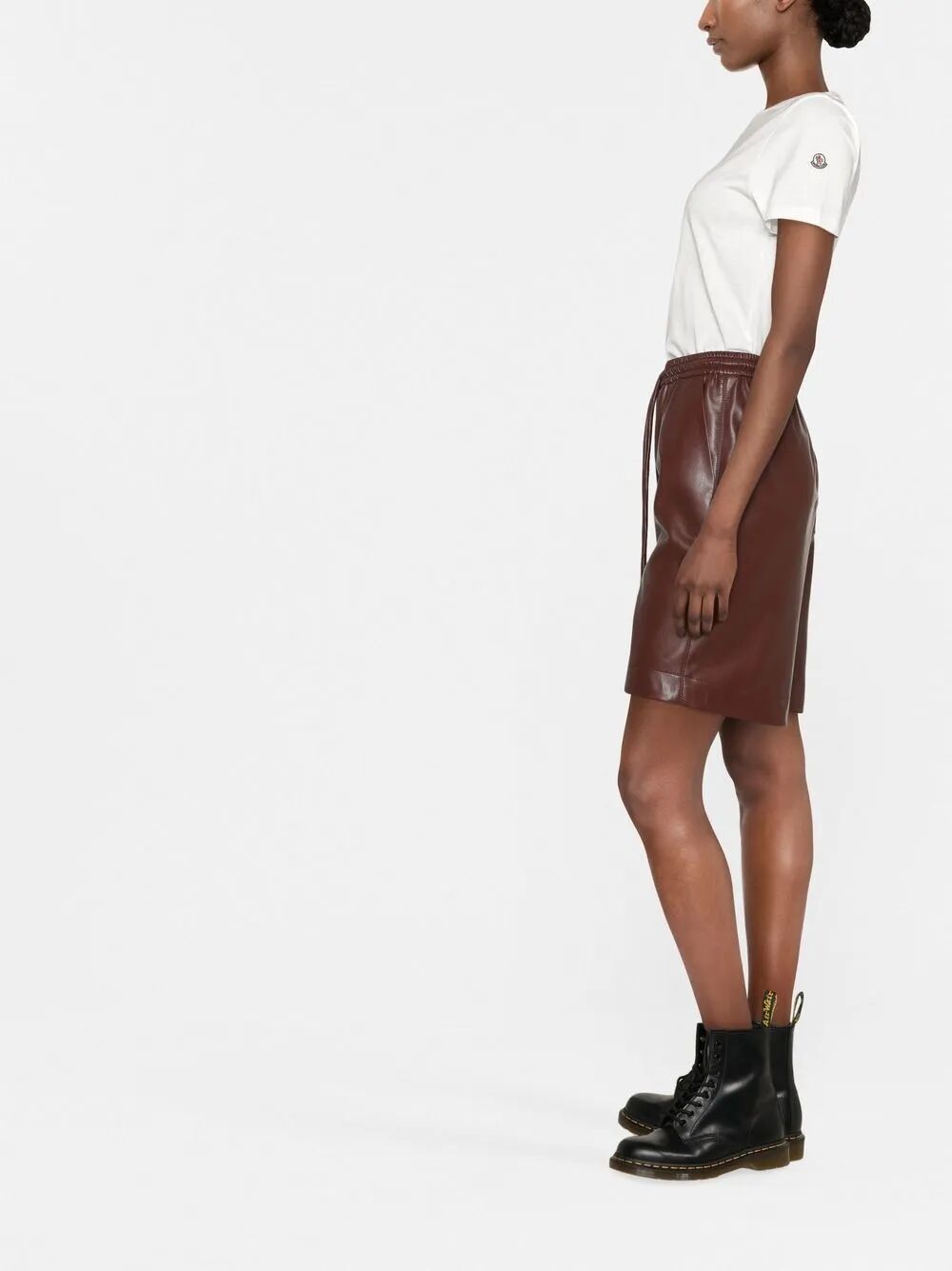 MONCLER Moncler Women Logo Patch Cotton Jersey T-Shirt