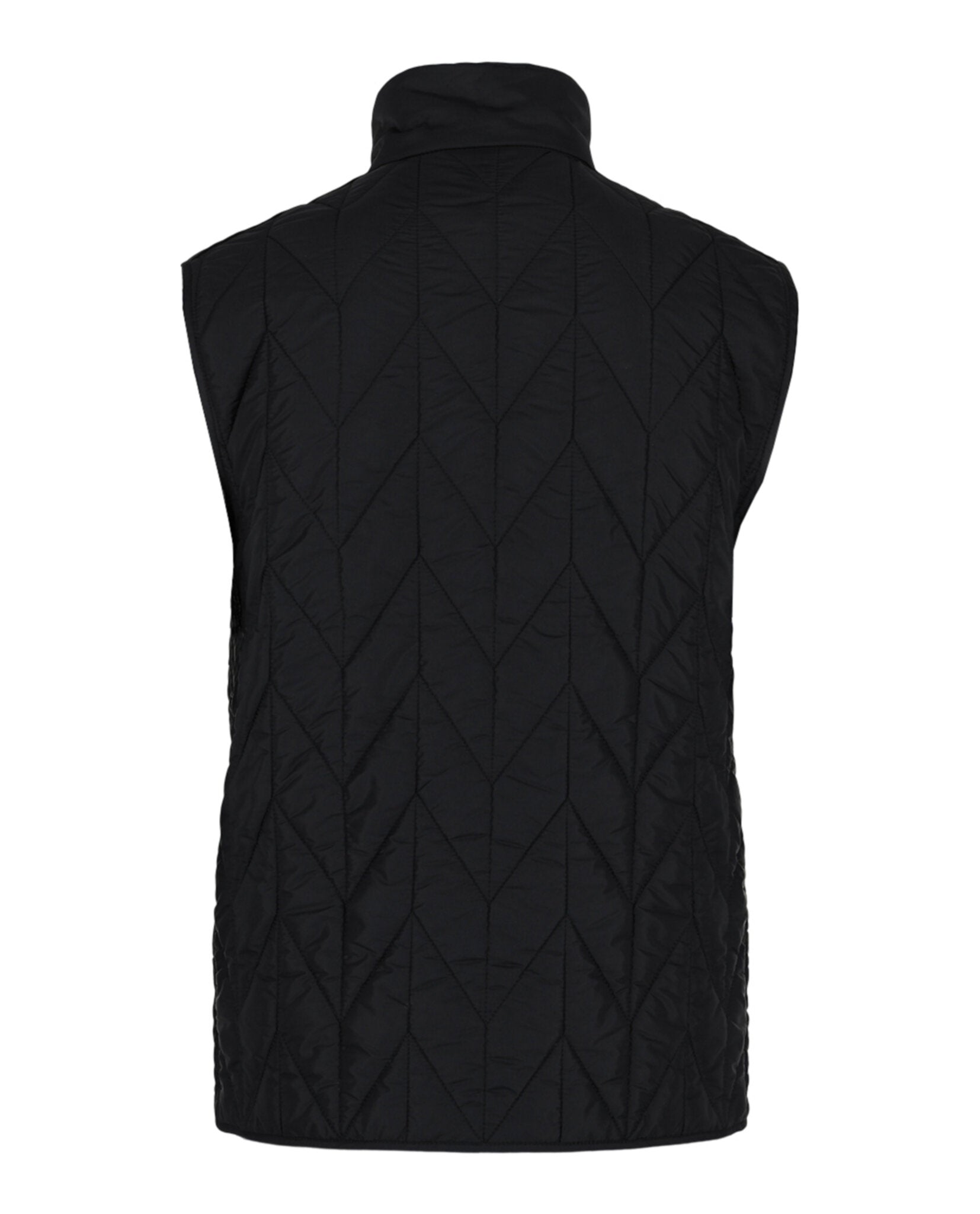 Ferragamo Mens Chevron Quilted Vest