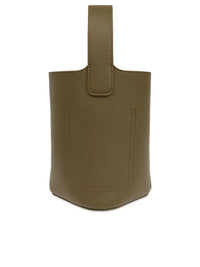 Loewe Women Smooth Leather Mini Pebble Bucket Bag