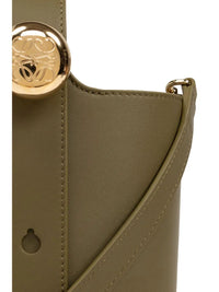 Loewe Women Smooth Leather Mini Pebble Bucket Bag