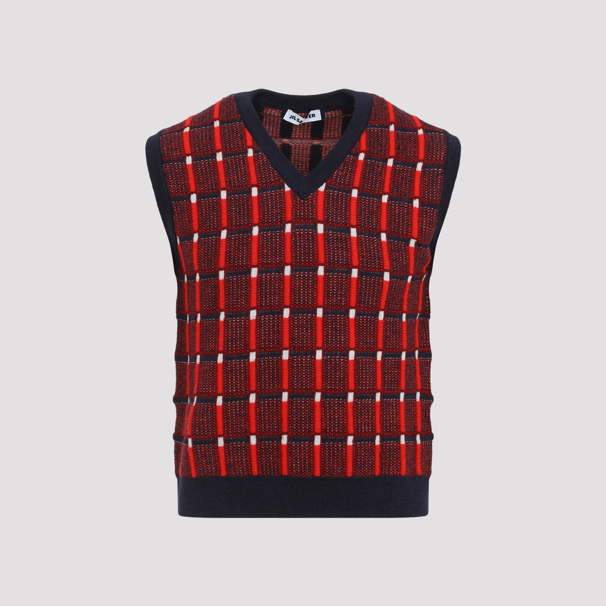 Jil Sander Sleeveless Knitted Vest Men