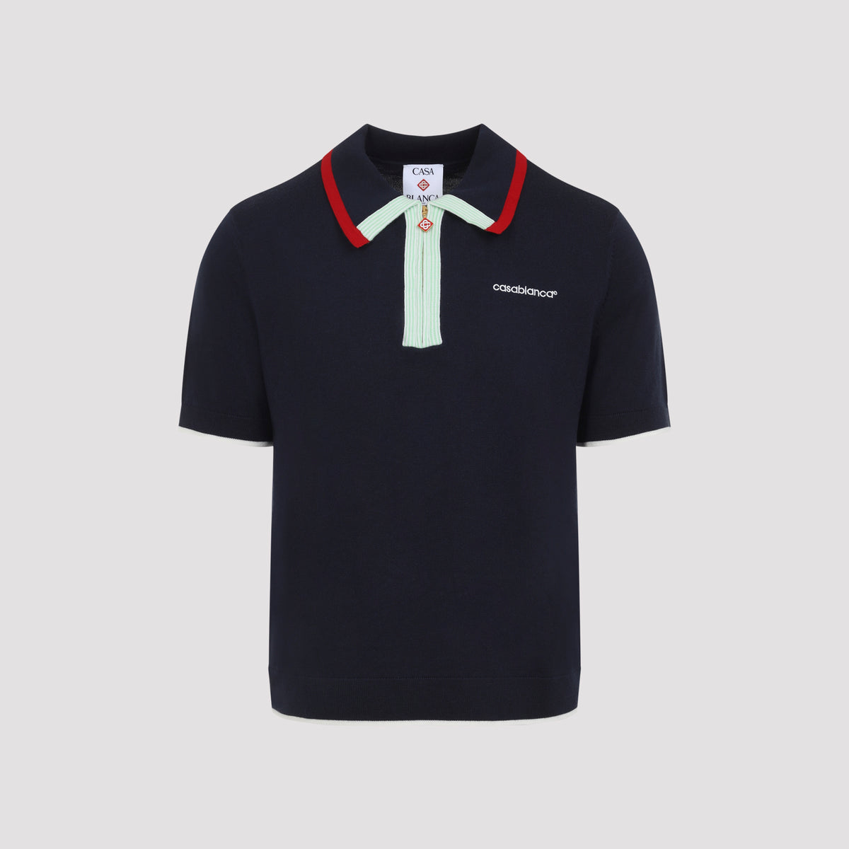 Casablanca Knitted Track Polo Men