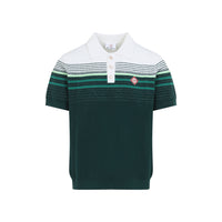 Casablanca Boucle Stripe Knitted Polo Men