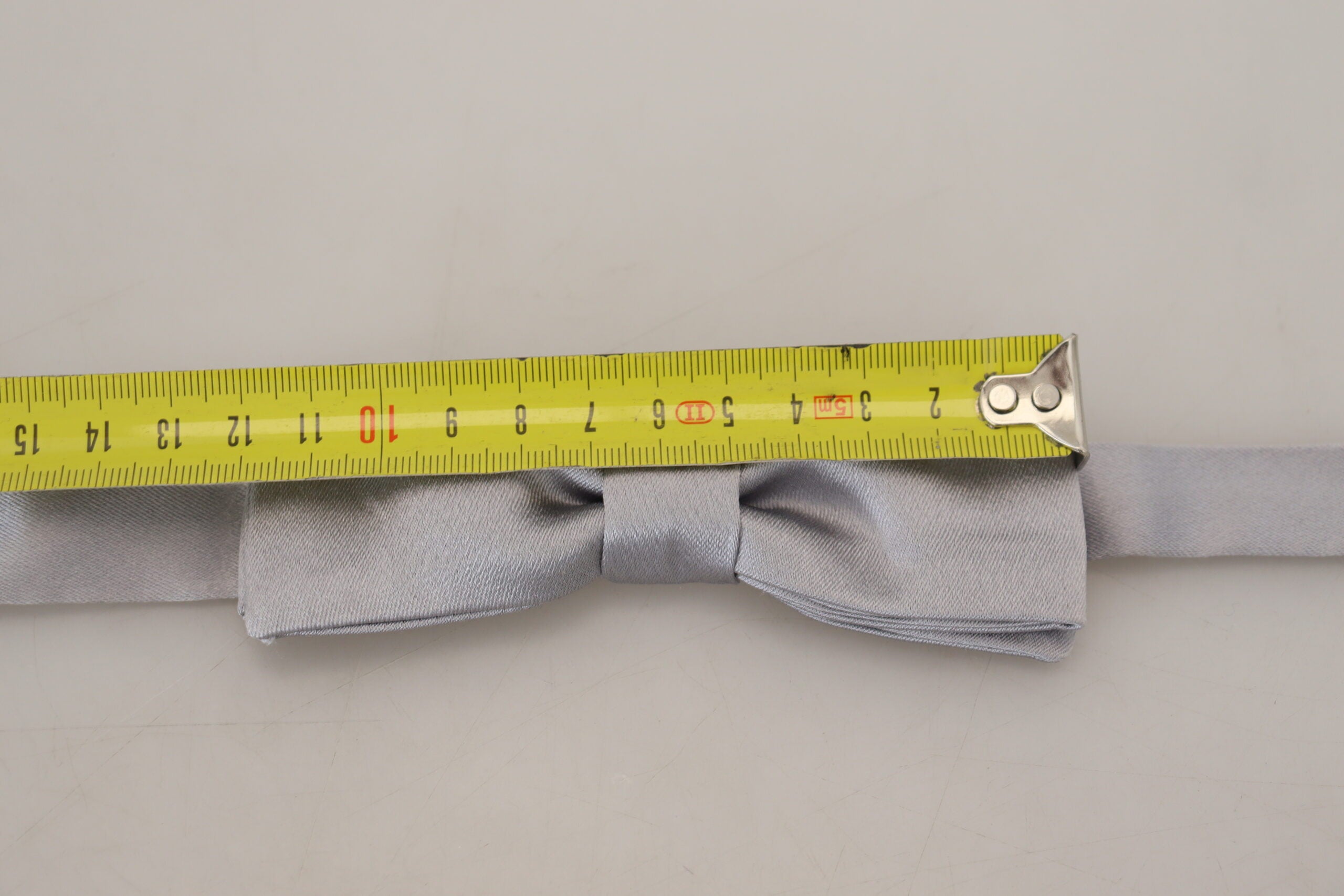 Dolce & Gabbana  Mens Gray Silk Bow Tie