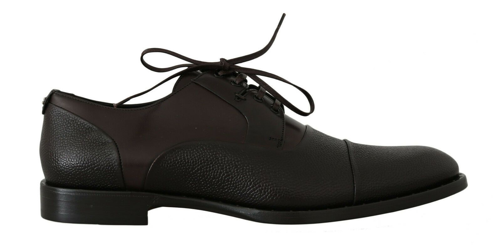 Dolce & Gabbana Dolce & Gabbana Brown Leather Laceups Dress Mens Men's Shoes