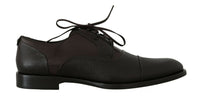 Dolce & Gabbana Dolce & Gabbana Brown Leather Laceups Dress Mens Men's Shoes