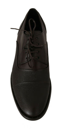 Dolce & Gabbana Dolce & Gabbana Brown Leather Laceups Dress Mens Men's Shoes