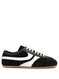 DRIES VAN NOTEN Suede Sneakers With Leather Inserts Women