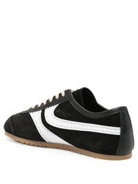 DRIES VAN NOTEN Suede Sneakers With Leather Inserts Women