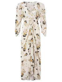 ISABEL MARANT Albini Printed Silk Midi Dress Women
