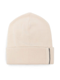 BRUNELLO CUCINELLI Ribbed Cashmere Knit Beanie With Monili Detail Women