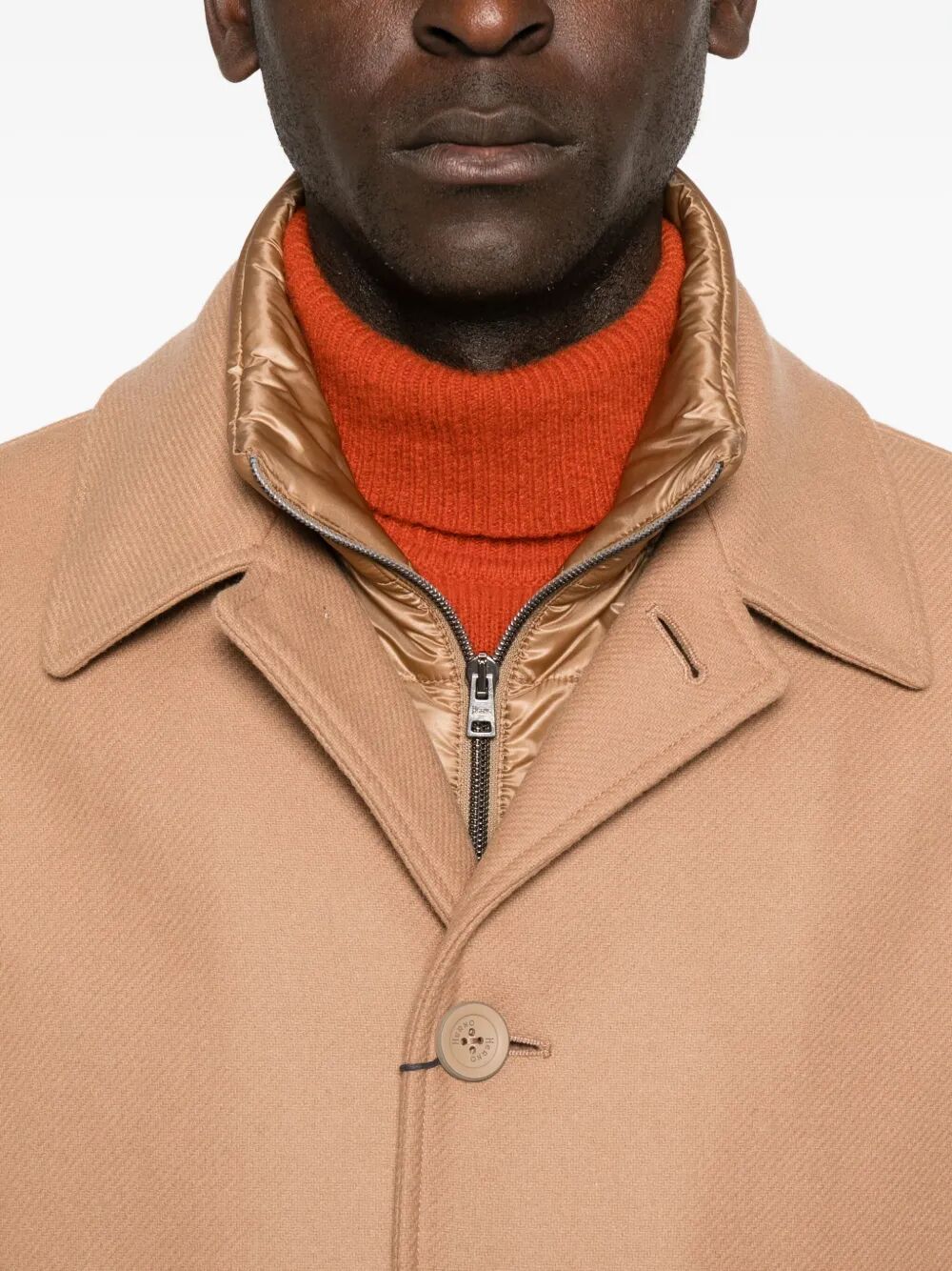 HERNO Herno Men Single-Breasted Padded Coat