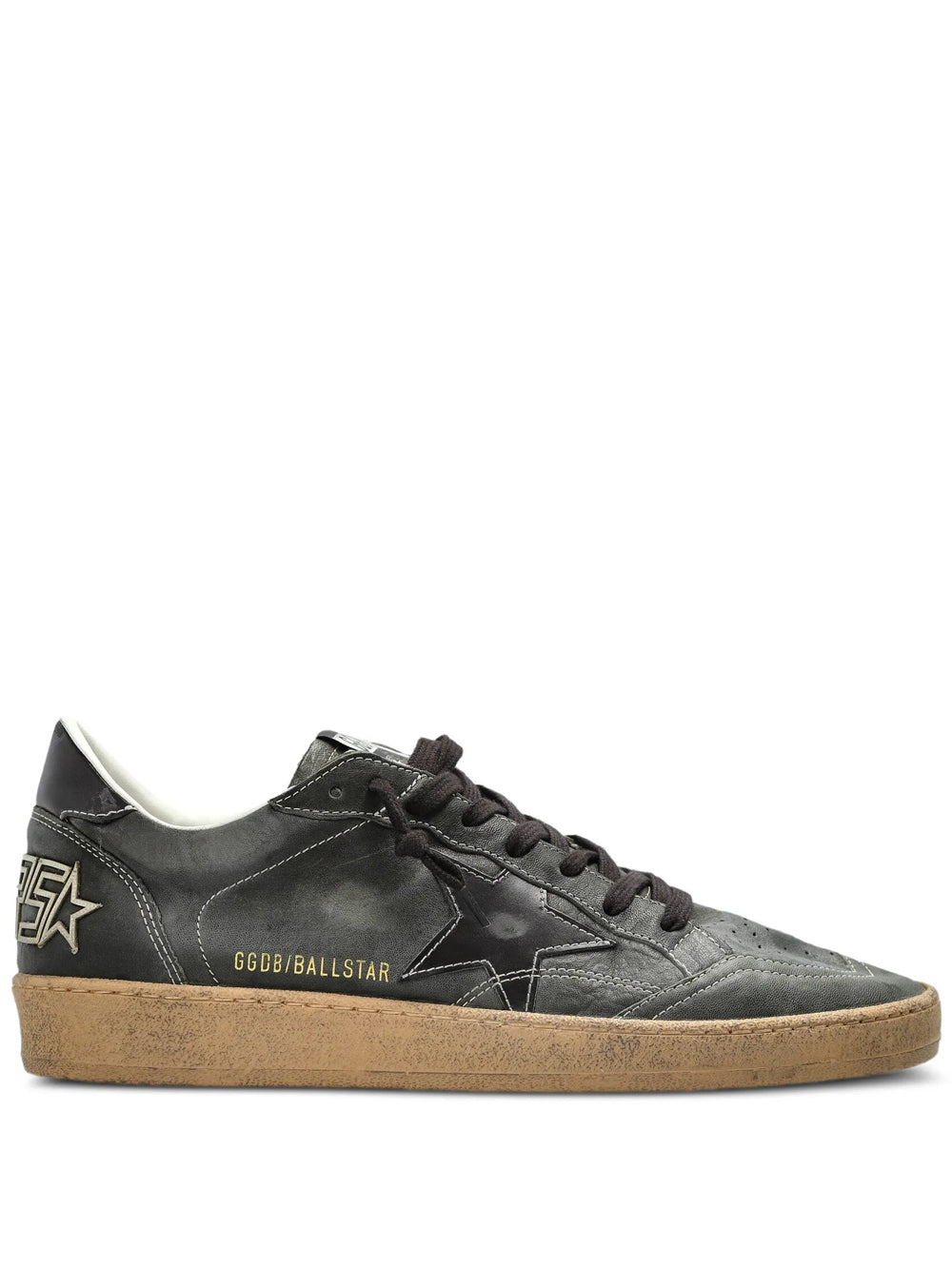 GOLDEN GOOSE Sneakers Ball Star In Pelle Effetto Vissuto Women