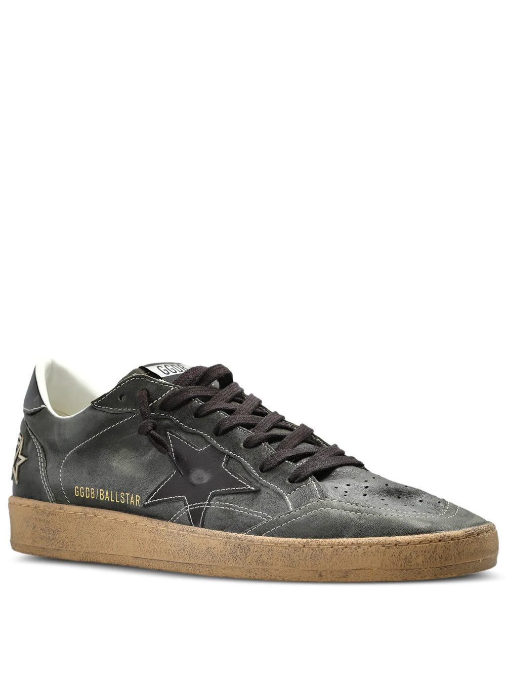 GOLDEN GOOSE Sneakers Ball Star In Pelle Effetto Vissuto Women