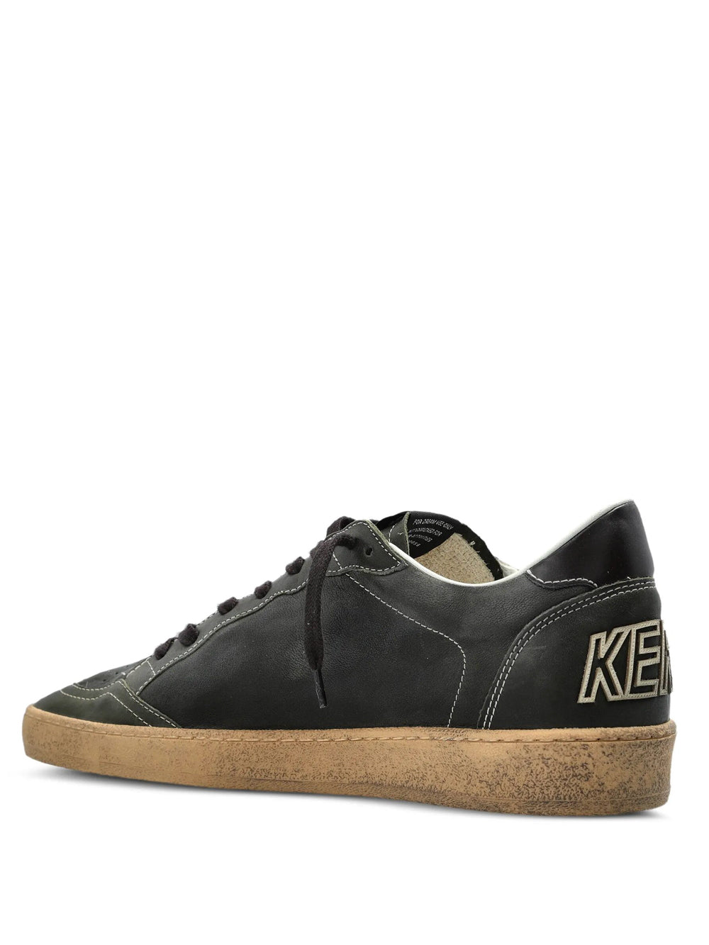 Golden Goose Men Sneakers Ball Star In Pelle Effetto Vissuto