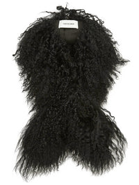 Yves Salomon Women Scarf Long Hair Lamb