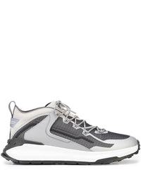 Tods Multi-Panel Mesh and Synthetic Lace-Up Sneakers