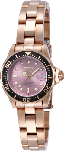 Invicta Women's Pro Diver Pink Dial Watch - 14100