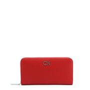 Calvin Klein Polyester Zip Wallet with Credit Card Holder and Coin Purse