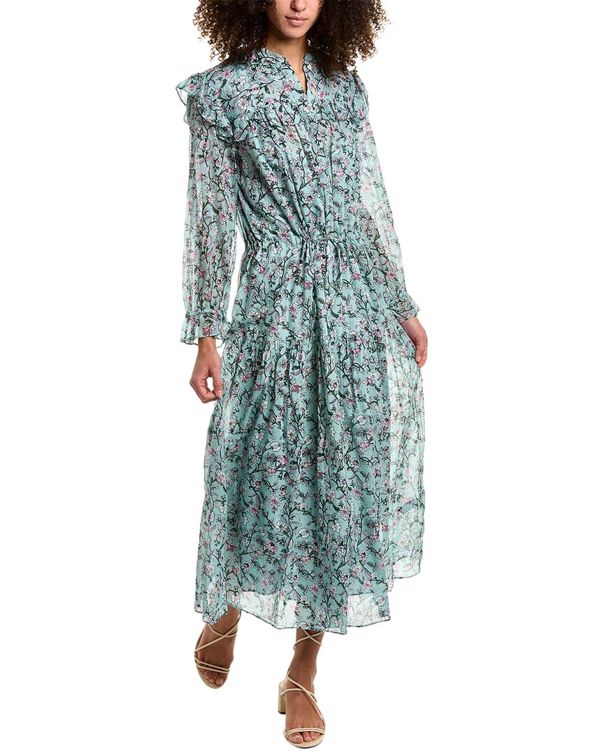Isabel Marant Womens Étoile Eina Midi Dress, 38, Green