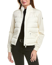 Moncler Moncler Nylon Zip-Up Cardigan