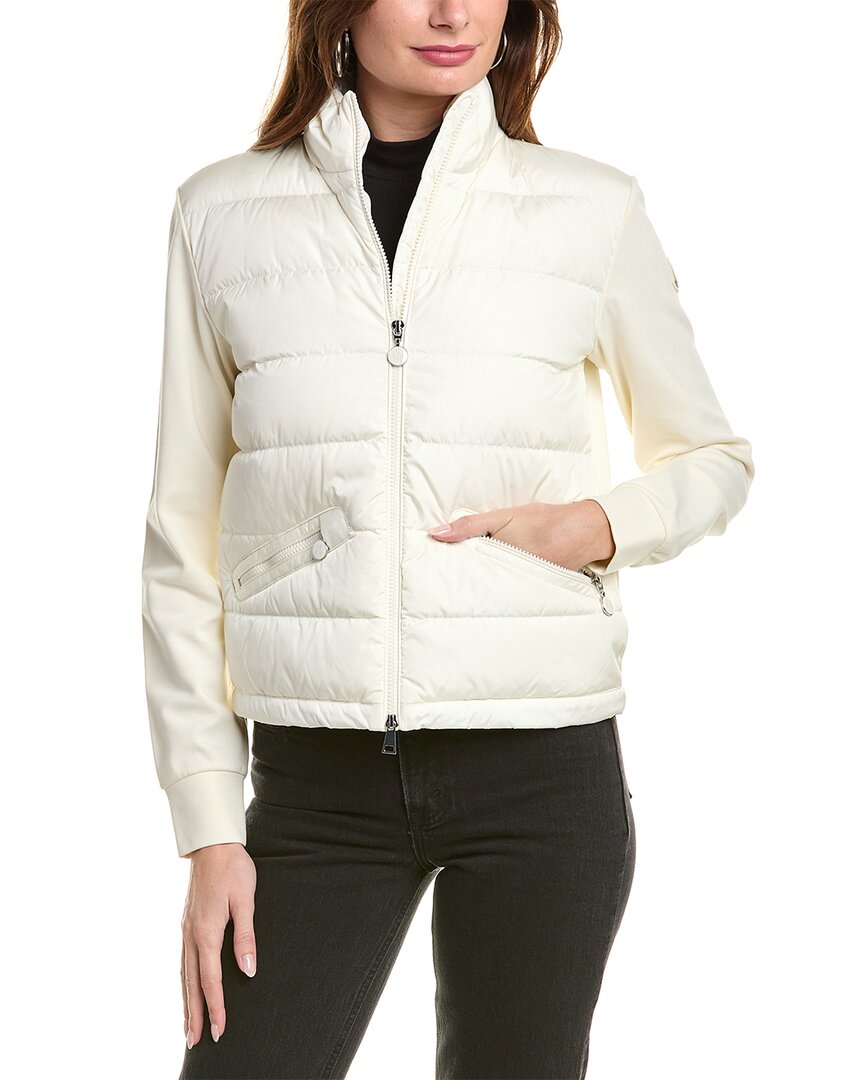 Moncler Moncler Nylon Zip-Up Cardigan
