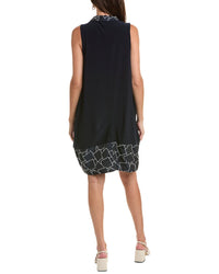 Joseph Ribkoff Mock Neck A-Line Dress