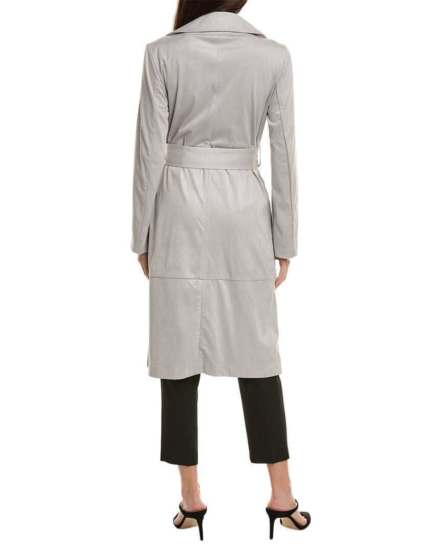 Elie Tahari Open Front Trench Coat